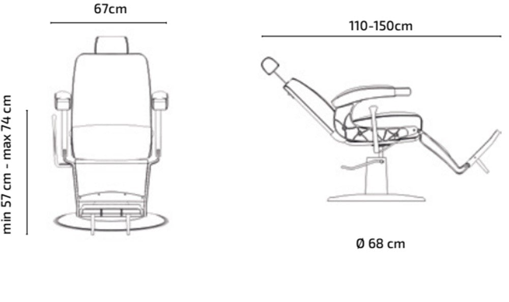 Sillón Barbero Hugo Black