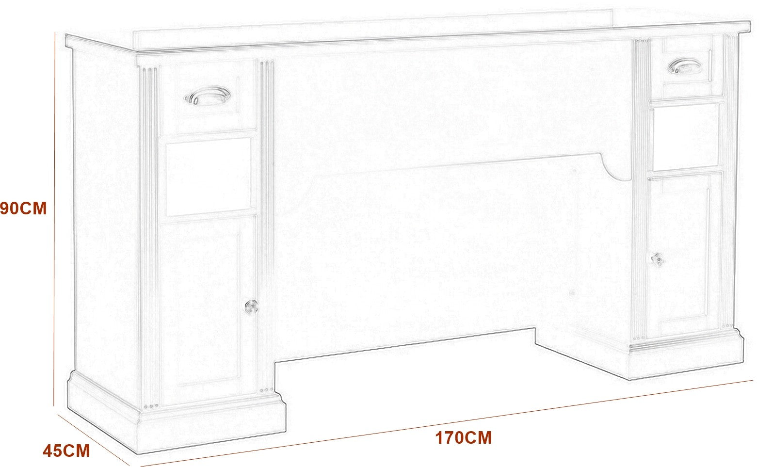 Aparador barbero William