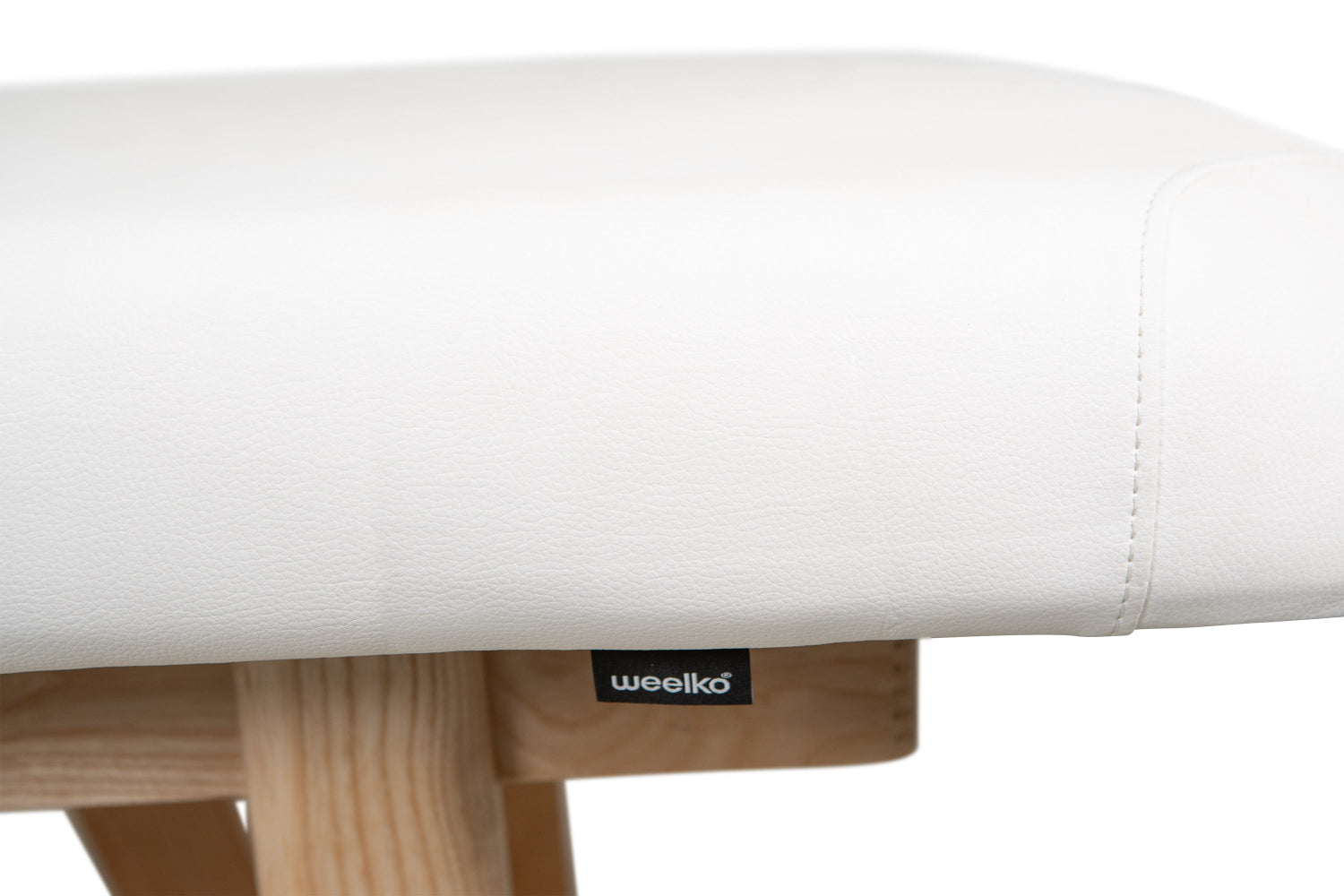 Camilla de madera para SPA y masaje Roots blanca