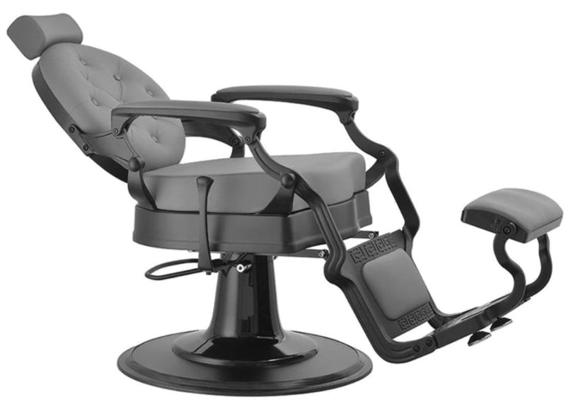 Sillón barbería Buzz Black Grey