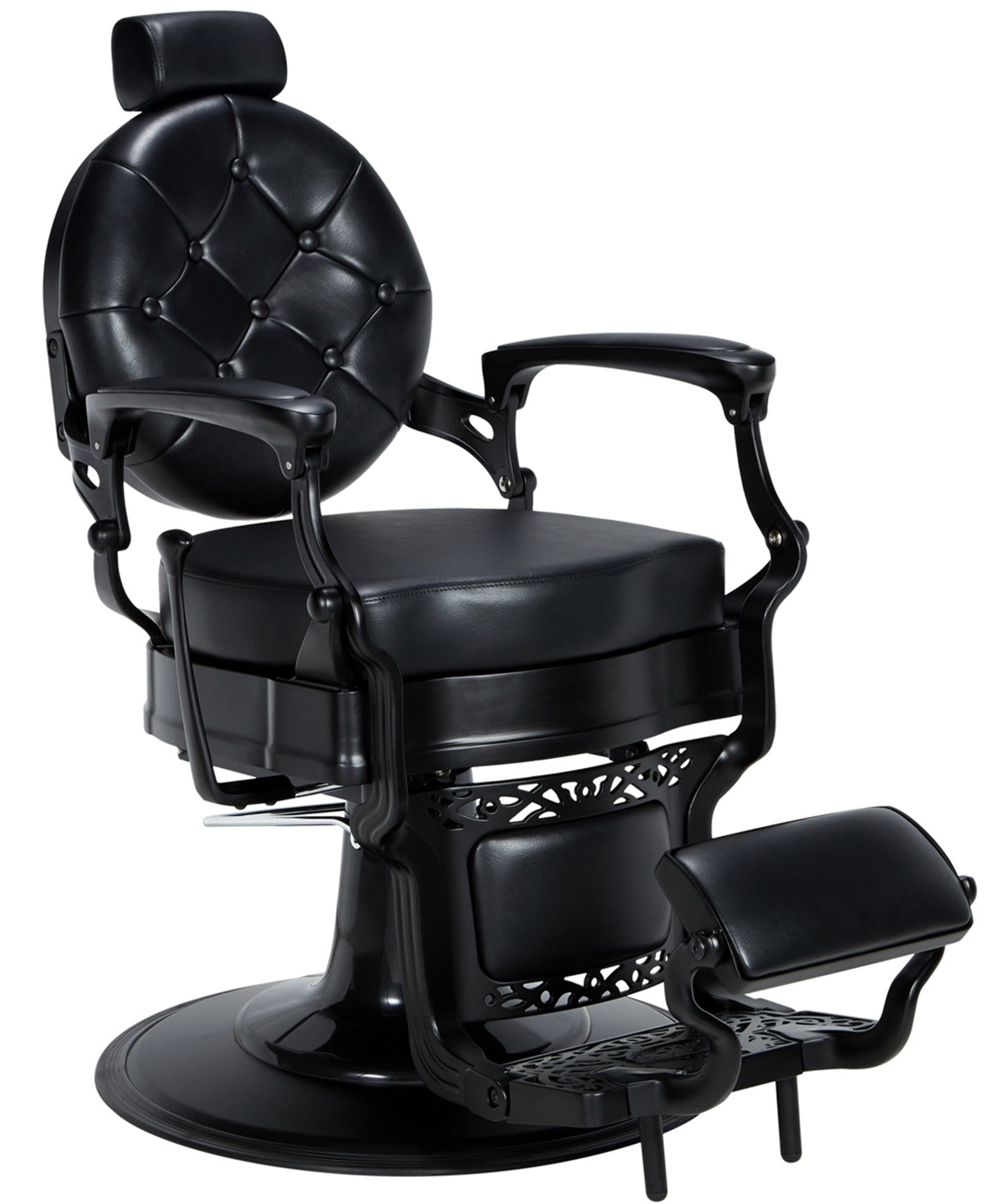 Sillón de barbería Check negro