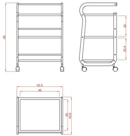 Carrito Practico de Belleza Help