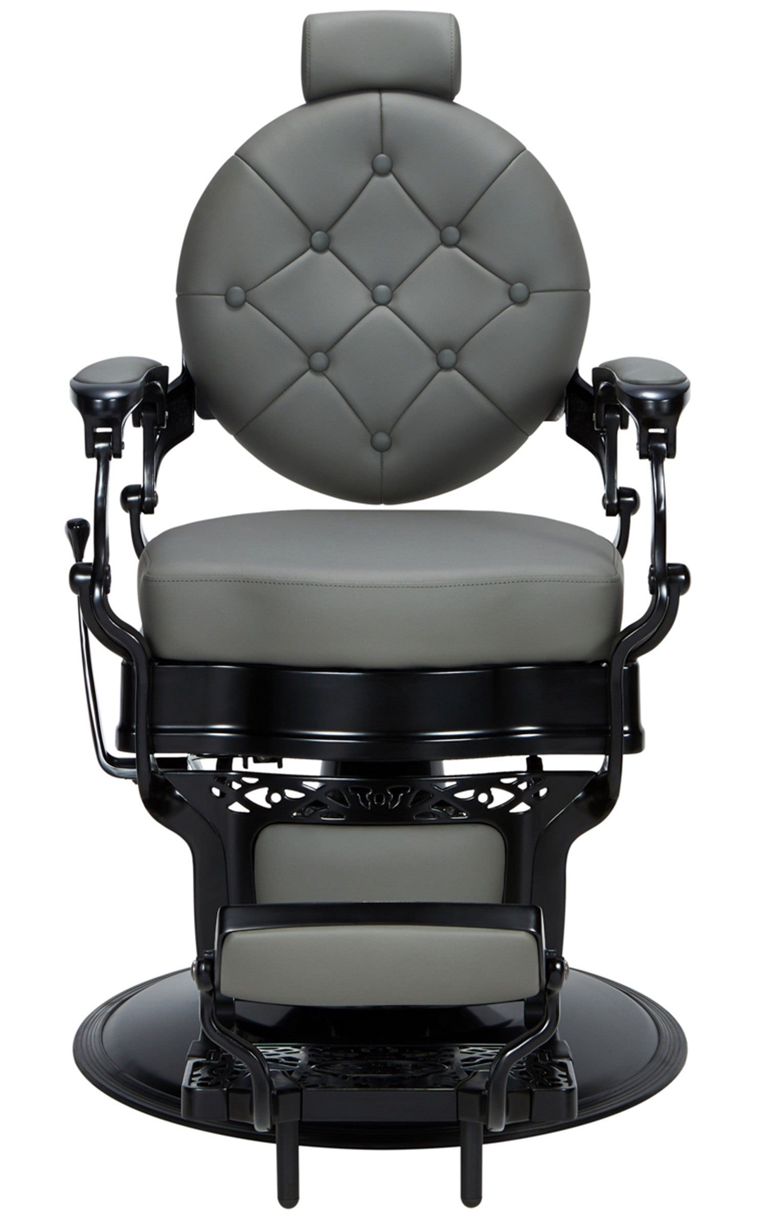 Sillón de barbería Check gris