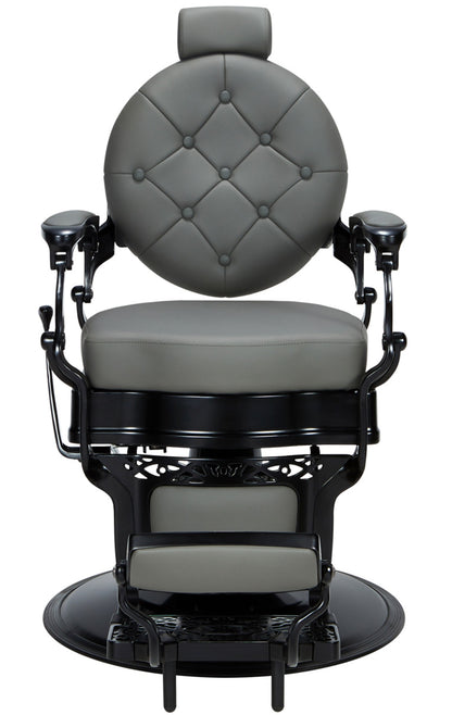 Sillón de barbería Check gris