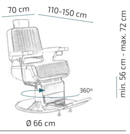 Sillón de Barbero Masster