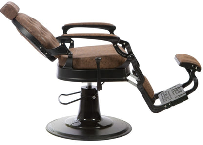 Sillón Barbero Barber Mae marron