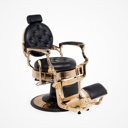 Sillón de barbería Olimpo Gold