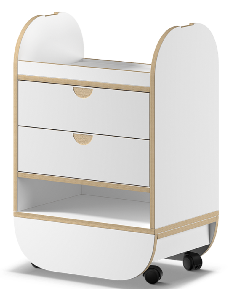 Carrito ikon blanco