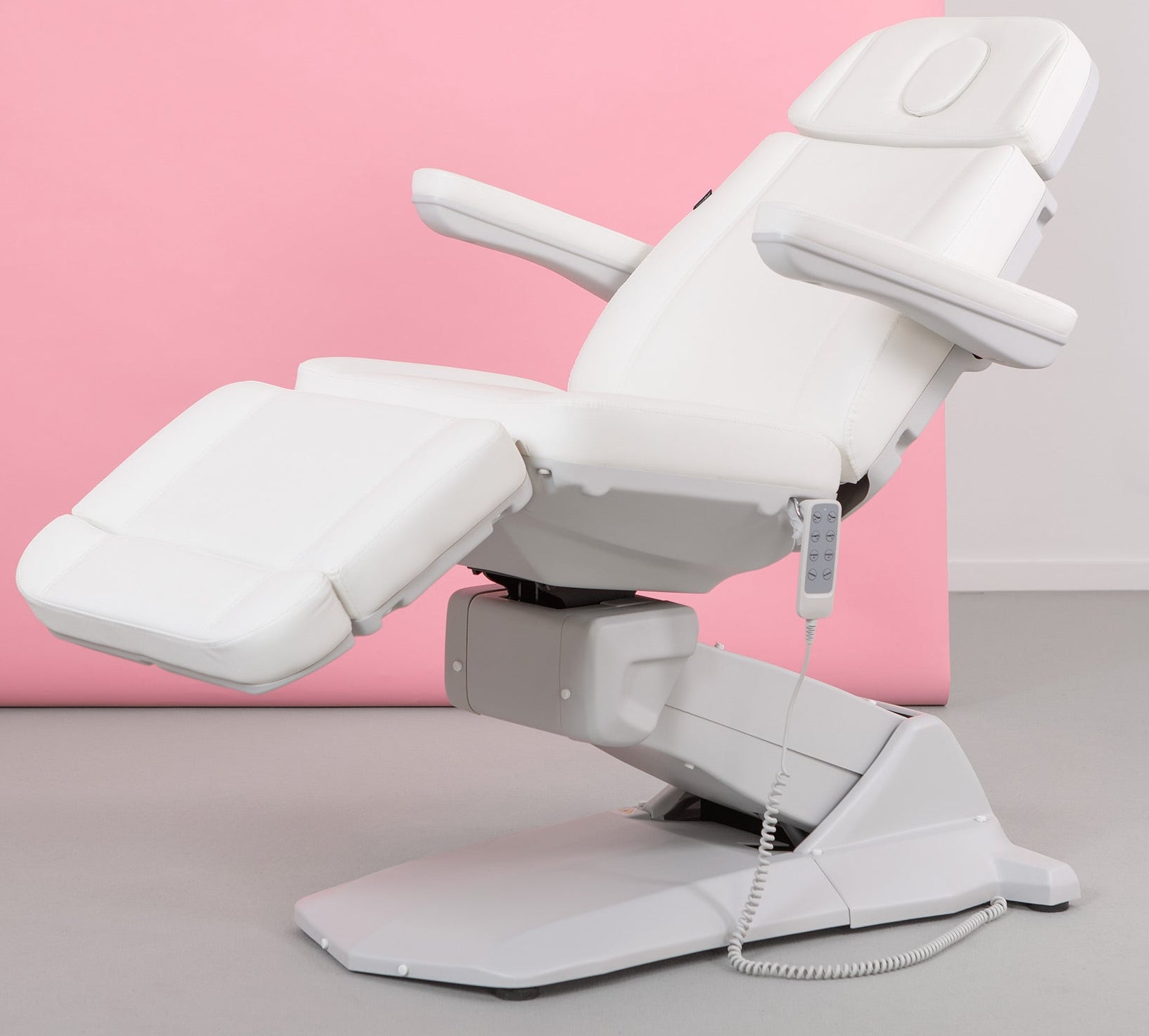 Sillón camilla estética Maxi Smart 4 motores calefacción Blanca