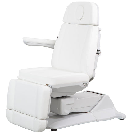 Sillón camilla estética Maxi Smart 4 motores calefacción Blanca