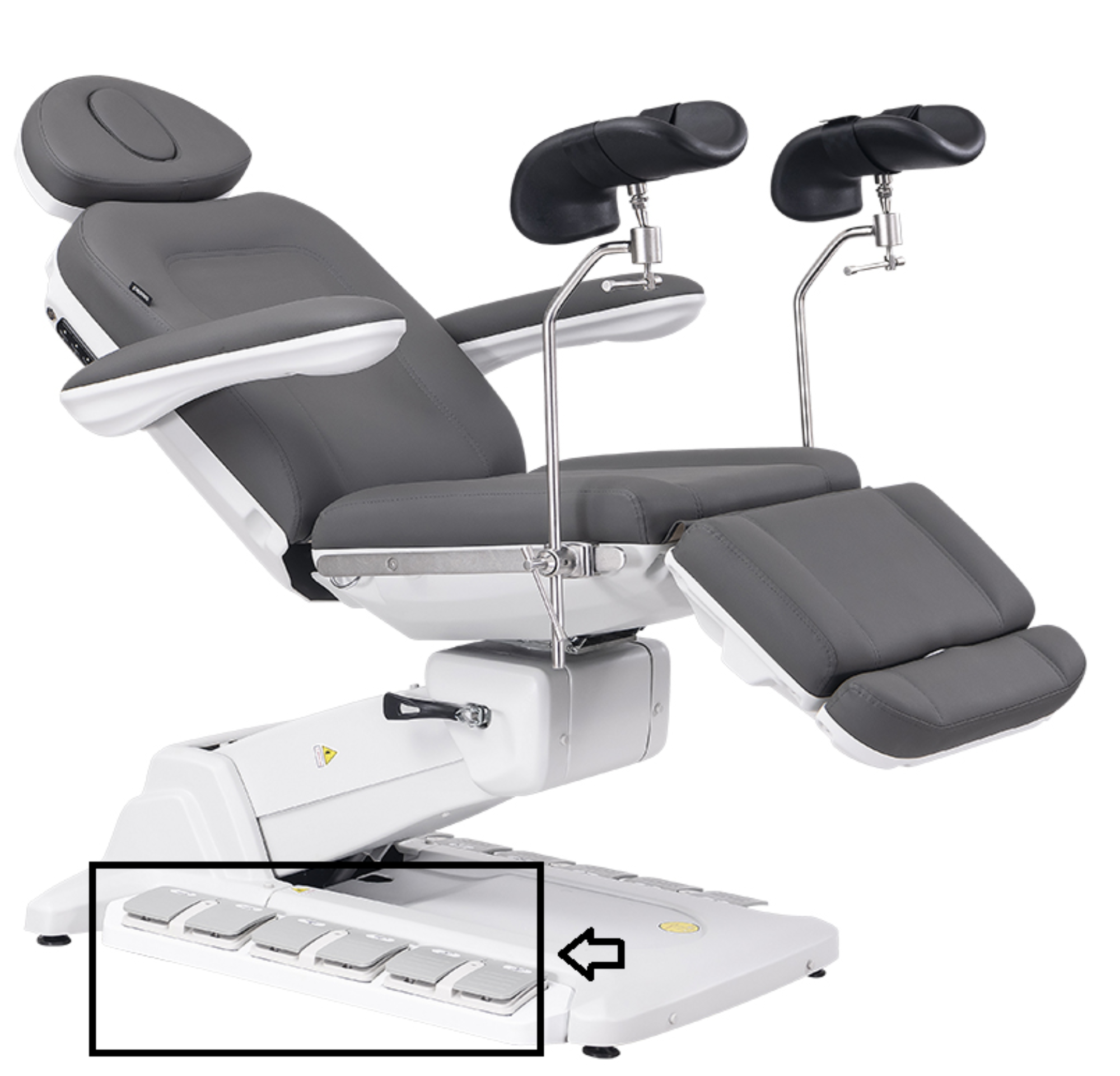 Sillón camilla ginecología Simus 4 motores