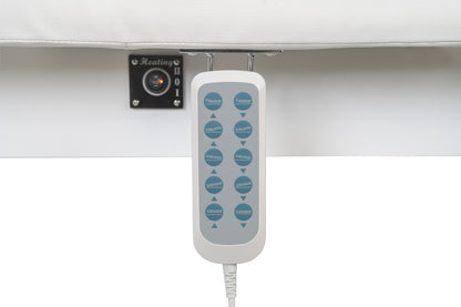 Camilla para spa Atland blanca 4 motores calefacción