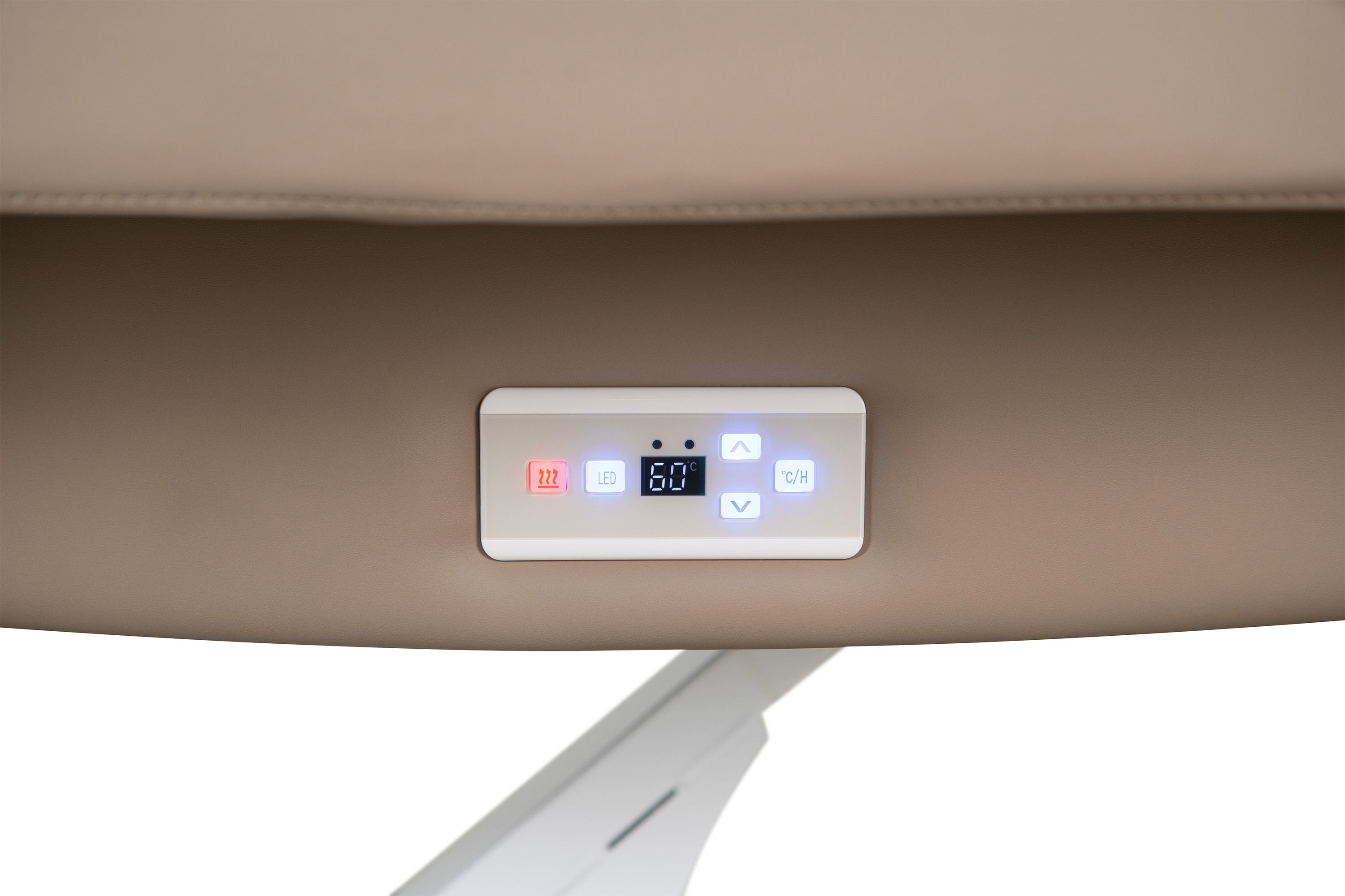 Camilla estética SPA Tal beige 3 motores y calefacción