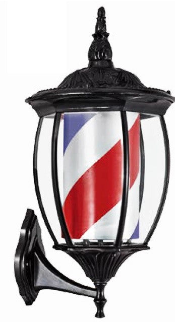 Polo Poste Barbero Retro Farol con luz 58cm