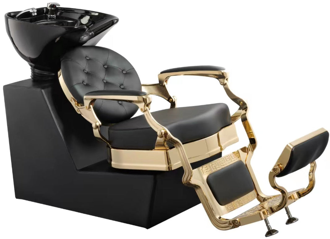 Lavacabezas barbero retro Ranch Gold