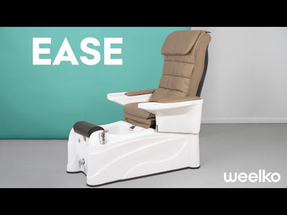 Sillón pedispa con masaje Ease Negro